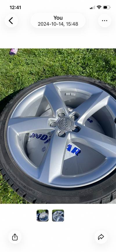 Worth 8k new from Audi. Roughly 30k on rubber. All in beautiful condition. Sold the car. 800 or best...