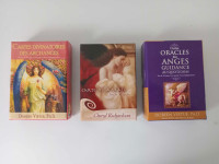 Lot of 3 New Age Tarots Readings Divination/Oracle Cards /FRENCH