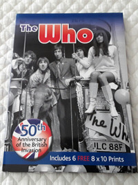 THE WHO 50TH ANNIVERSARY OF THE BRITISH INVASION BOOK