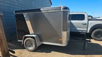 2022 RC Trailer 5'x8' Cargo Trailer Rear ramp door Like new condition Call or text 250-719-9822 No S...