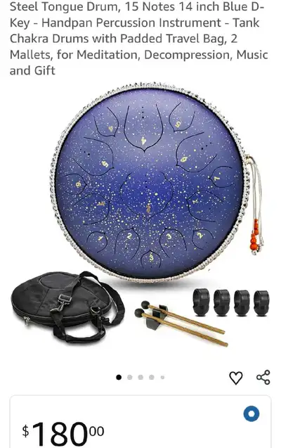 Steel tongue drum,  brand new , View more
