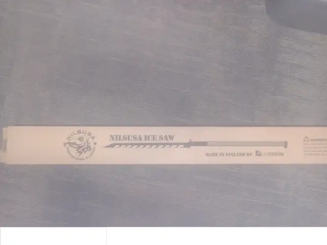 Ice fishing saw