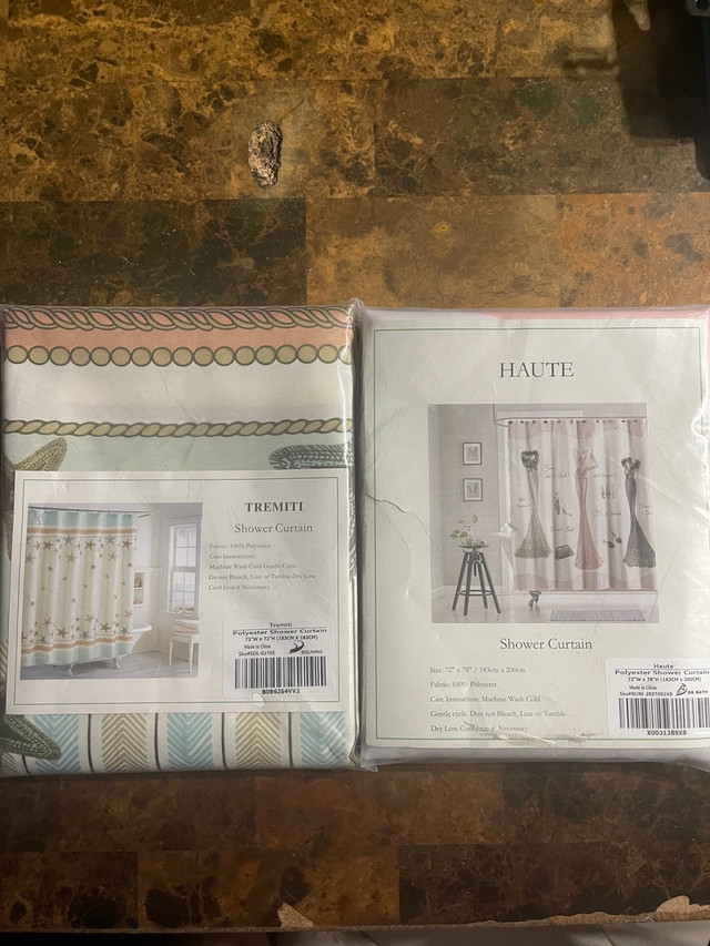 Polyester Shower Curtains - Brand New in Bathwares in London