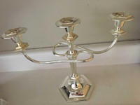 Candelabra 9 1/4” high x 12” wide x 3 1/2” - $35