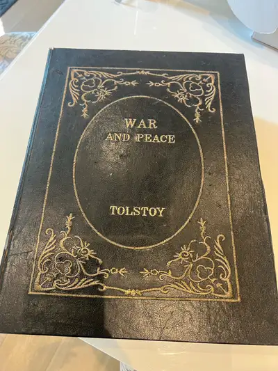 Vintage War and Peace Fake Book, hidden box, View more