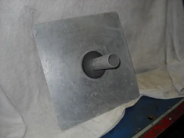 Aluminum Cement Tray 13in X 13in with Handle.