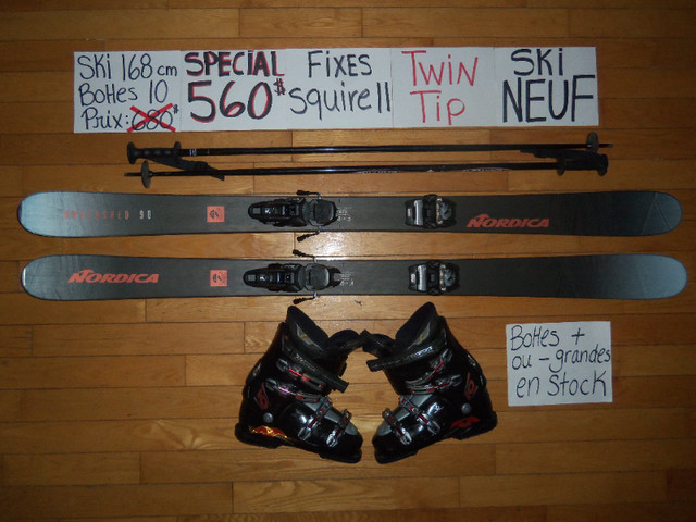 Ensembles ski alpin twin tip 150 160 166 168 170 171 cm dans Ski  à Trois-Rivières