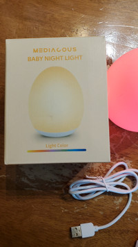 Baby night lamp led colors