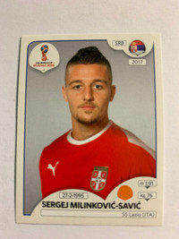 2018 PANINI FIFA WORLD CUP RUSSIA STICKER S.M.SAVIC #423 SERBIA