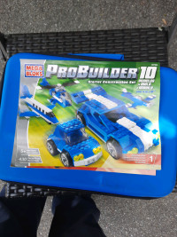 MegaBlocks ProBuilder .  10 vehicles to build.  Age 5+.