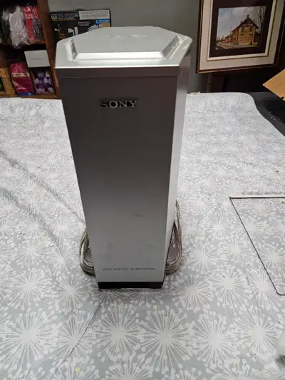 Sony booster 15 inches tall, by 8 inches wide and 14 inches long. See pics.