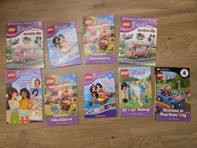 9 Lego Friends kids books, View more