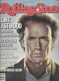 CLINT EASTWOOD July 4th, 1985 ROLLING STONE Mag Issue #451