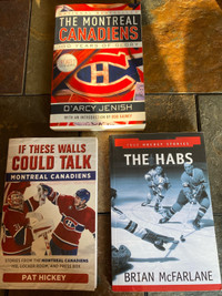 Three Canadiens Books 
