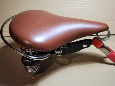 Bicycle seat  Persons Leather  Springer, View more