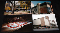 NHL Arenas Past & Present from original negs in different sizes.