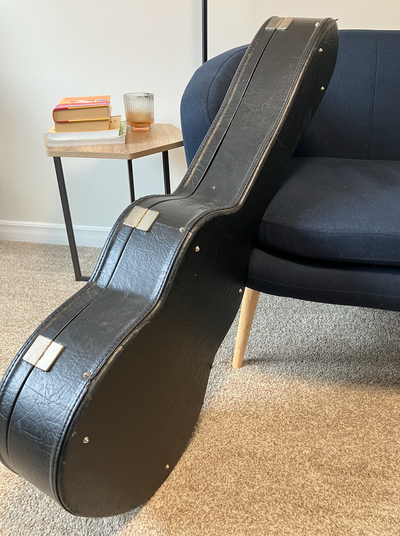 Hard-shell classical guitar case, View more