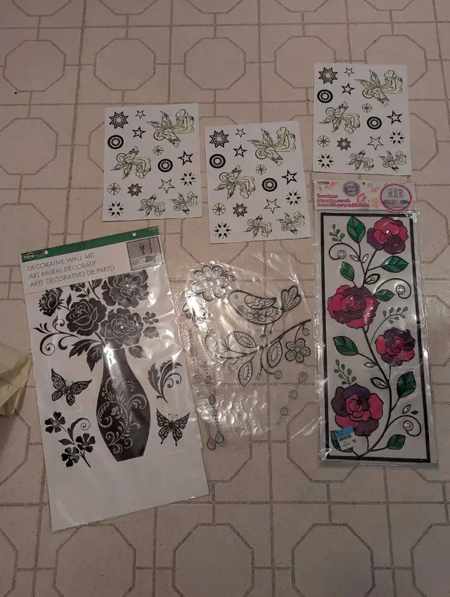 *OR BEST OFFER* Window & Wall Decal Packs (Assorted Designs 