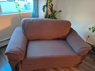 IKEA Brown coach and love seat, View more