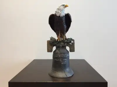 Home Decor Pass and Stow Bald Eagle Liberty Bell Statue, View more