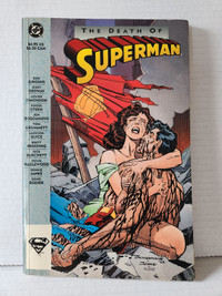 The Death of Superman Comic Book - 1993 First Edition - DC Comic