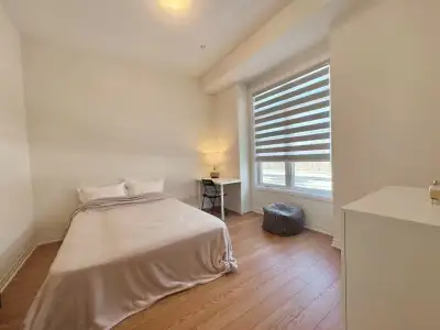 1 bedroom with a separate washroom for rent. Simple furnishing is provided. Shared kitchen, laundry...