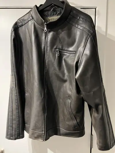 Machine clothing company mens Faux leather jacket, View more