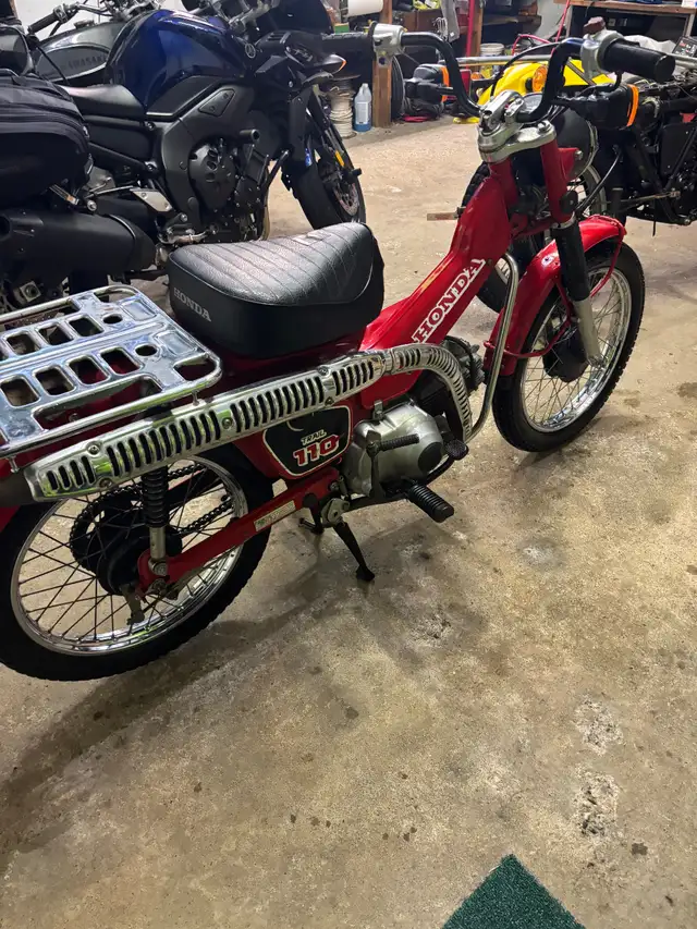 1986 Honda Trail 110 with a CLEAR OWNERSHIP in Dirt Bikes & Motocross in Sault Ste. Marie - Image 12