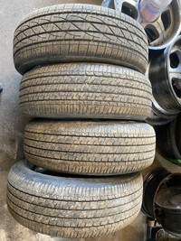 Set of 4 225 60 18 firestone allseasons made 2019 $350 installed