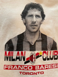 Vintage 90s Franco Baresi T-Shirt Large