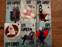 Spy Family manga, book 1,2,3,4,5,6