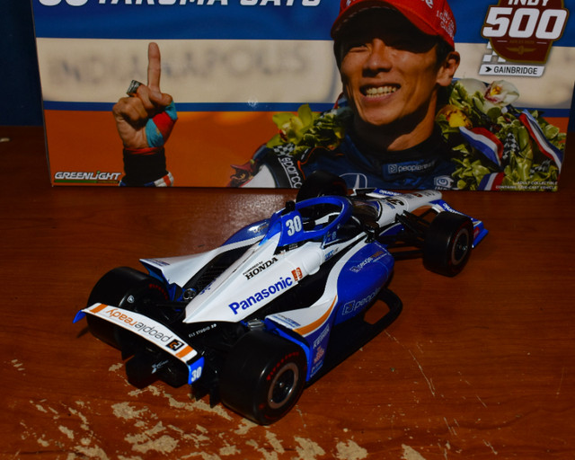 Takuma Sato 2020 Indy 500 Champion 1/18  Scale Diecast in Arts & Collectibles in Bedford - Image 4