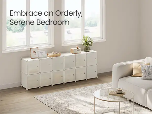 Set of 12 Plastic Cubes, Closet Storage Shelves, DIY Plastic Clo in Bookcases & Shelving Units in Markham / York Region - Image 9