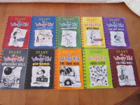 Diary of a Wimpy Kid (10 Soft Cover Books )