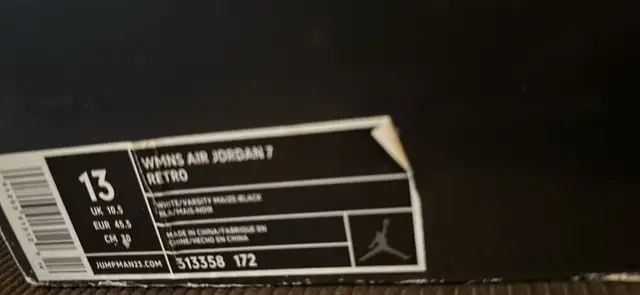 Wmns air jordan 7 retro maize in Men's Shoes in City of Toronto - Image 3