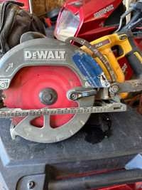 Dewalt flex volt rear handle saw 