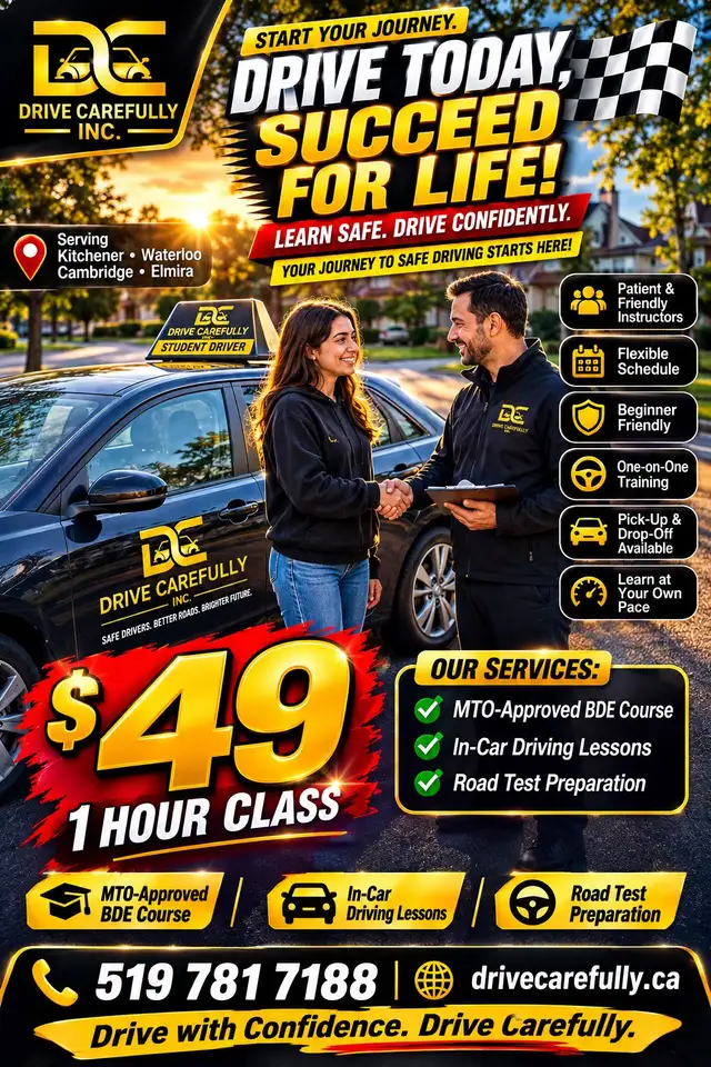 Driving Lessons and Road Test G, G2