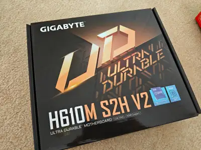 **BRAND NEW** GIGABYTE H610M S2H V2 Motherboard, View more
