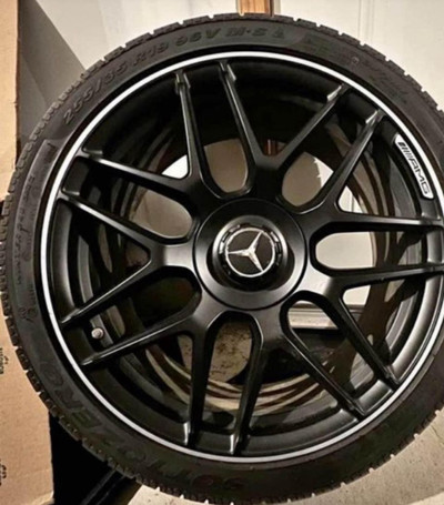Amg wheels oem with winter tires 19inch “