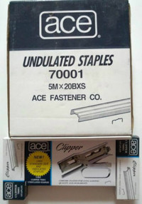 Ace Staples & Arrow staples - all brand new in boxes