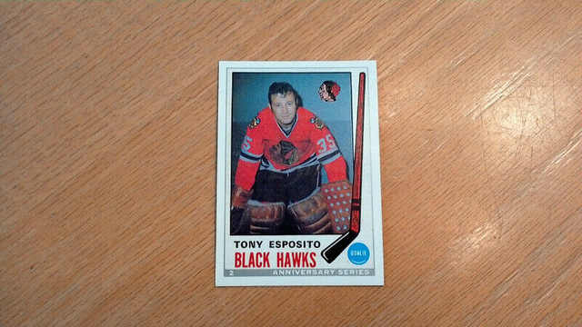 Carte hockey Reprint Recrue Tony Esposito  O-Pee-Chee 25e ann dans Art et objets de collection  à Laval/Rive Nord