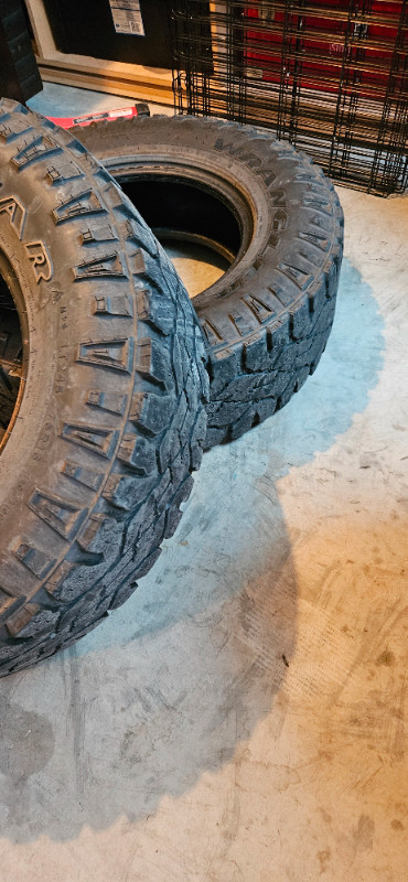 2 Goodyear Wrangler Duratrac tires. 245/75R16 in Tires & Rims in Kelowna - Image 2