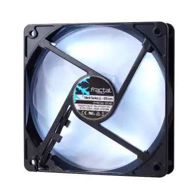 Fractal Design Silent Series LL 120mm White LED Fan, View more