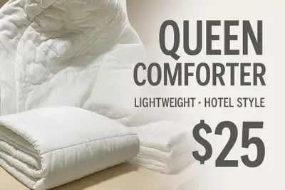 Queen Comforter – Lightweight Hotel Style, View more