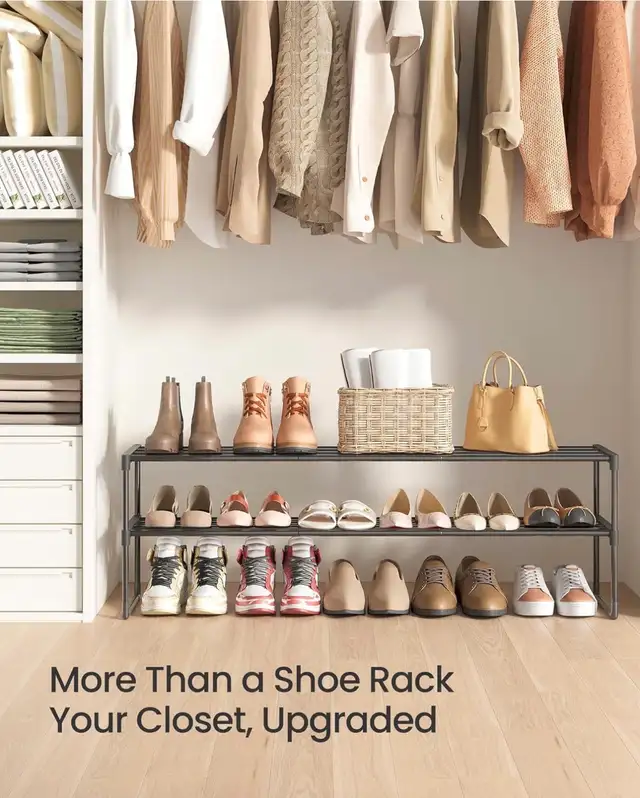 2-Tier Stackable Shoe Rack in Storage & Organization in Oshawa / Durham Region - Image 9