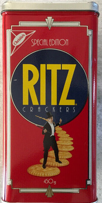 Boîte de tôle biscuits RITZ (1990) Fred Aster.