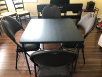 Card/Bridge Table and 4 Chairs