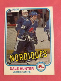 1981-82 O-Pee-Chee Dale Hunter Rookie Card 
