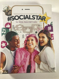 #SocialStar the Social Media Party Game sealed brand new
