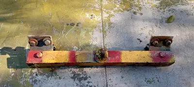 Rear hitch from 1967 to 1972 VW bus. Works great for towing light Kayak or small trailer. For VW bus...